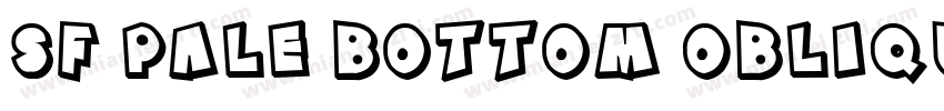 SF Pale Bottom Oblique字体转换